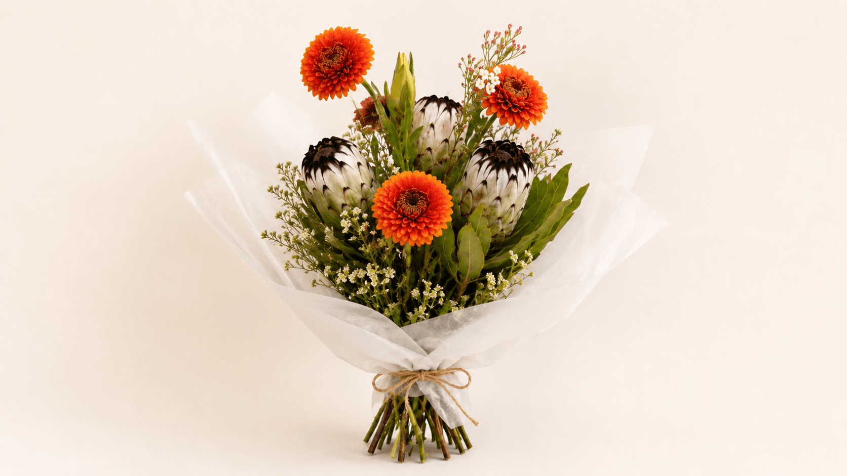Orange Shake bouquet
