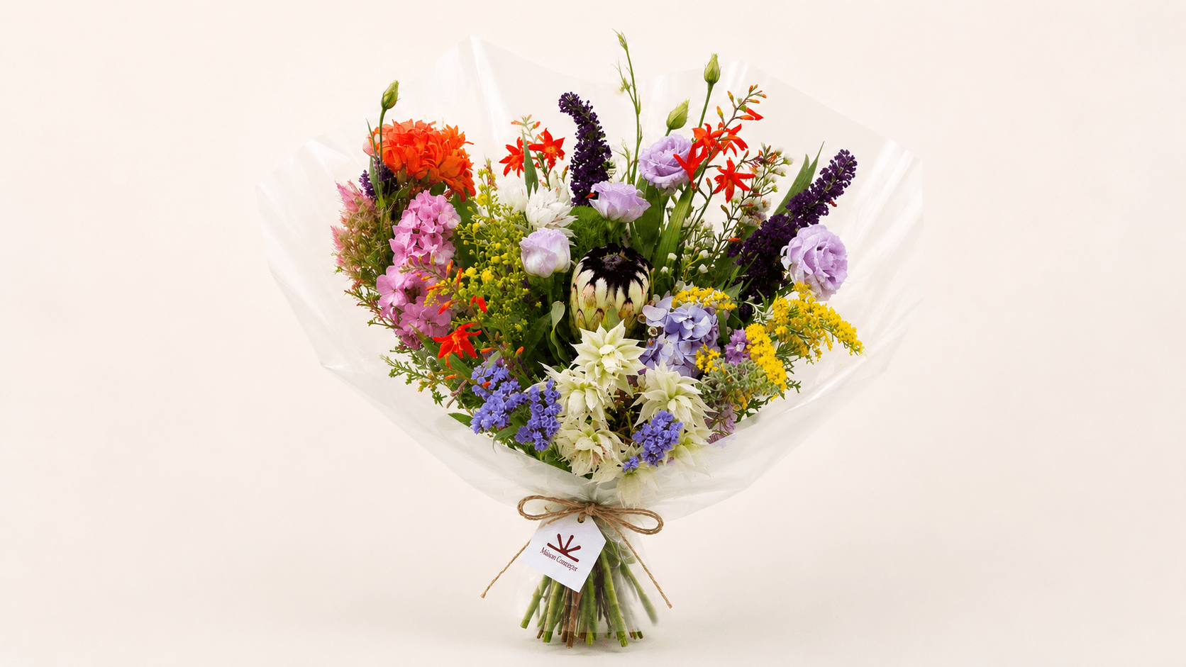like a rainbow bouquet